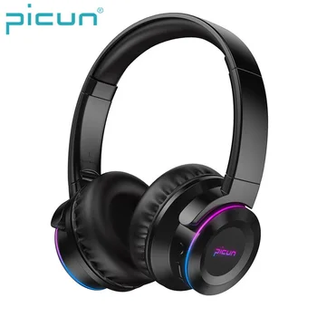 Picun B9 Headphone Sentuh Pintar 5.0 Bluetooth Nirkabel Asli Headphone Noise Cancelling Headphone Olahraga Musik Game Lipat 1