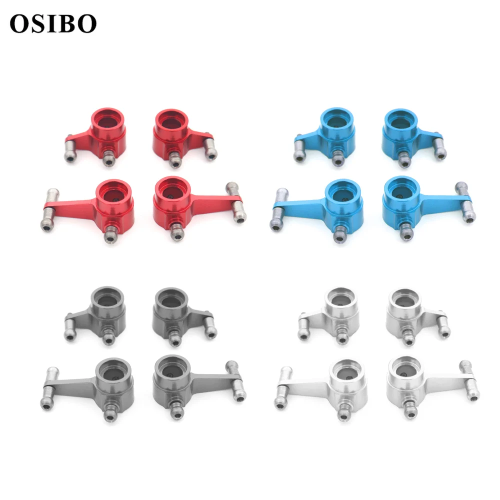 4 шт. металлические передние и задние рулевые чашки для Wltoys 284131 K969 K979 K989 K999 P929 P939 1/28 RC автомобильные обновленные детали