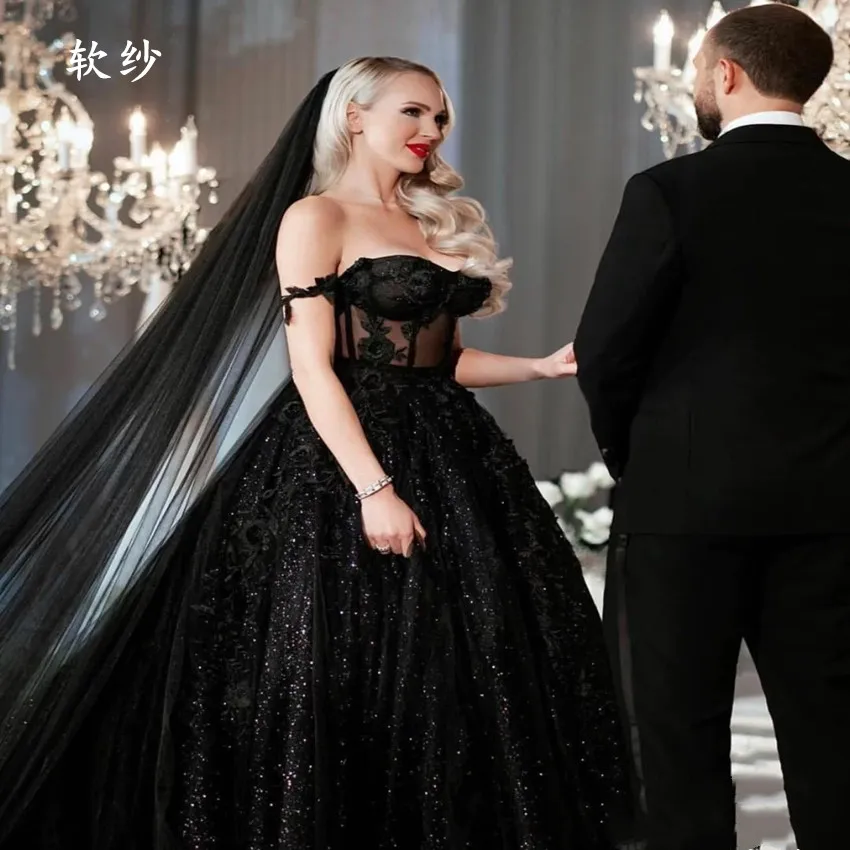Длинная фата для свадьбы роскошная свадебная с краями простая белая черная