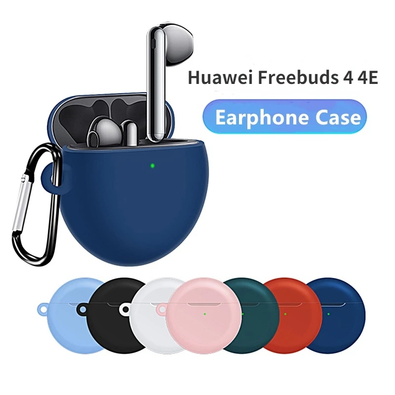 

Противоударный чехол для Huawei Freebud 4 4E, силиконовый чехол для наушников Freebuds 4 4E, чехол для беспроводных Bluetooth наушников с защитой от падения