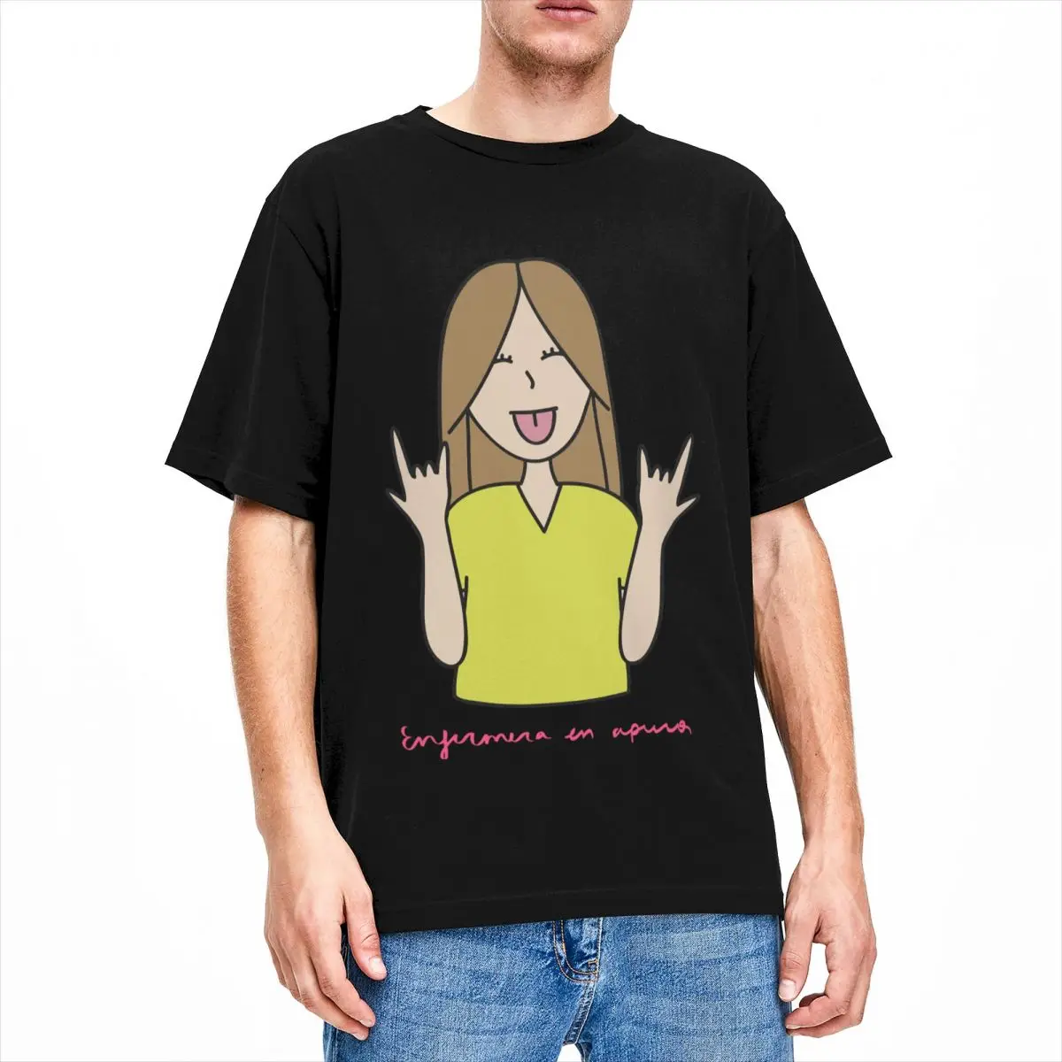 Аксессуары для забавных медсестер футболки мужчин и женщин хлопковые Мультяшные