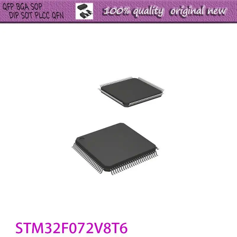 

Новинка, 2 шт./партия, STM32F072V8T6 STM32F STM32F072 STM32F072V STM32F072V8