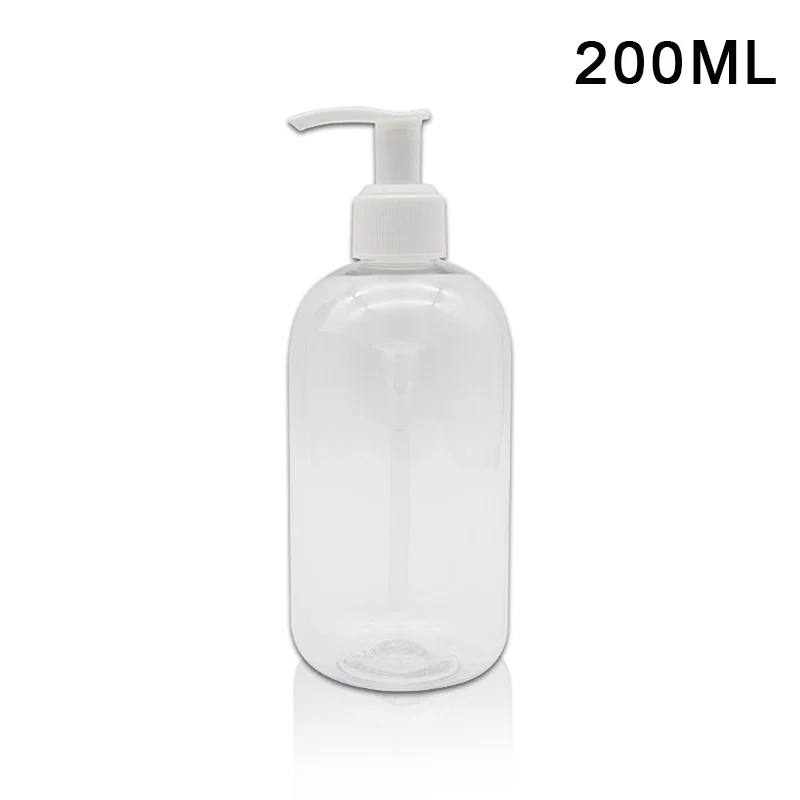 

Clear Plastic Thickened Bottles With Pumps Dispensers Refillable Liquid Soap Liquid Soap Crochet Pattern Storage Barrels Organiz