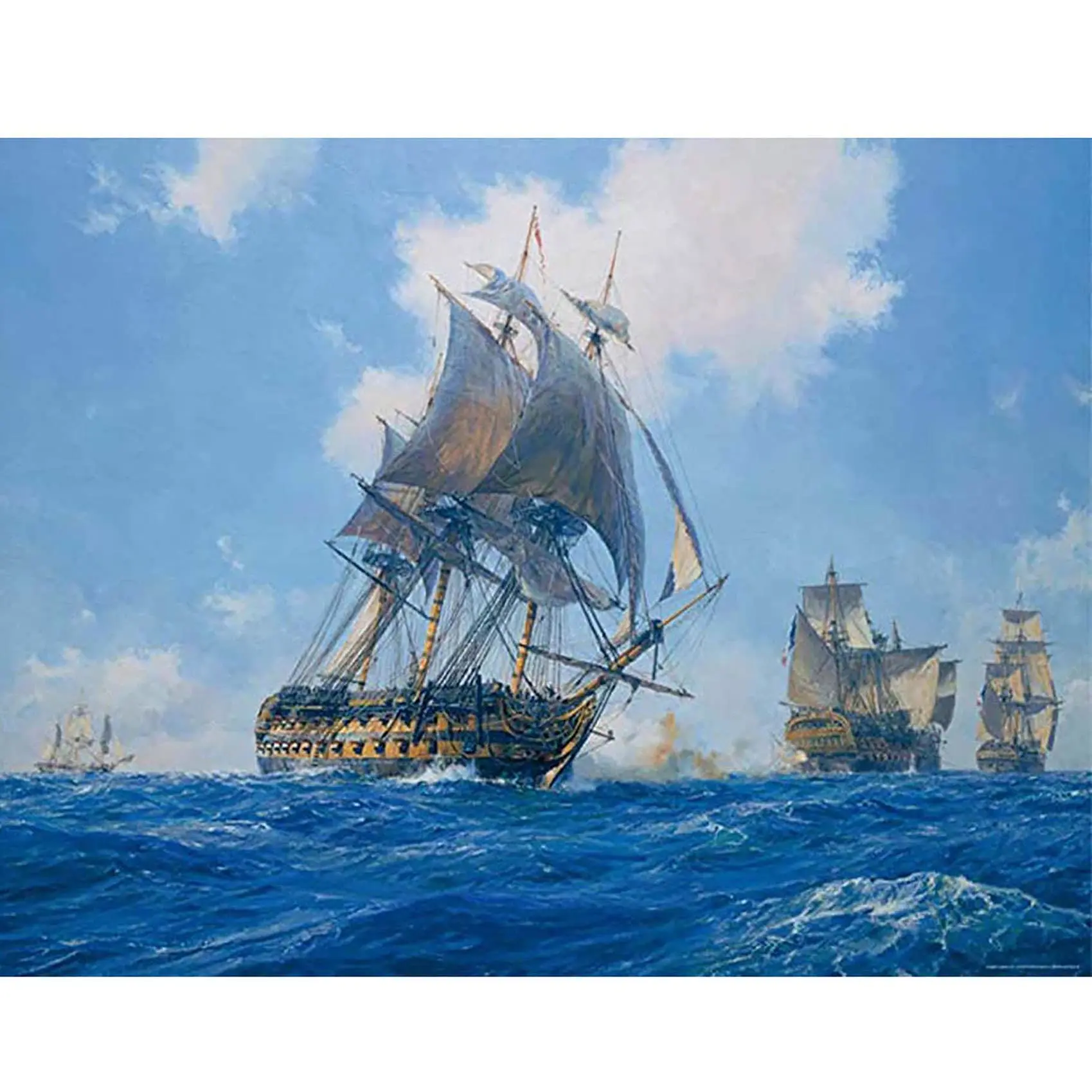 Набор для алмазной живописи a1136 творчества сделай сам с рисунком лодки круга стен