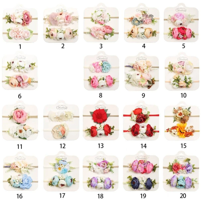 

Happyy детская имитация Φ 2 шт./компл. нейлоновая эластичная повязка для волос