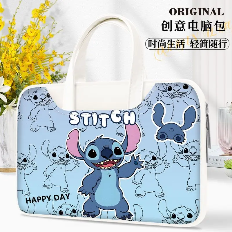 Сумка-портфель для ноутбука 14-16 дюймов с принтом Ститч