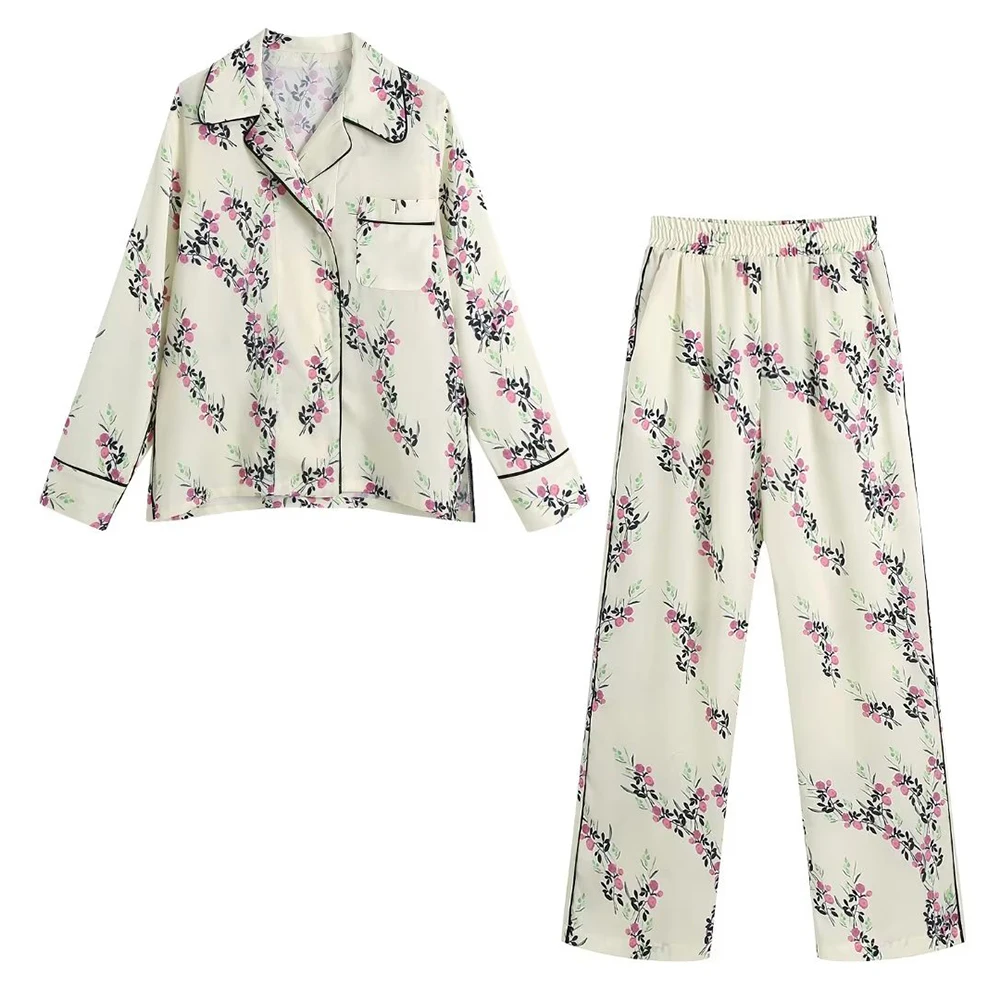 

Женская блузка с длинным рукавом и принтом, с поясом на резинке