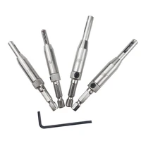 4pcs self centering hinge drill bits set hinged hole opener woodworker puncher drill bits hole saw cabinet carpenters tools