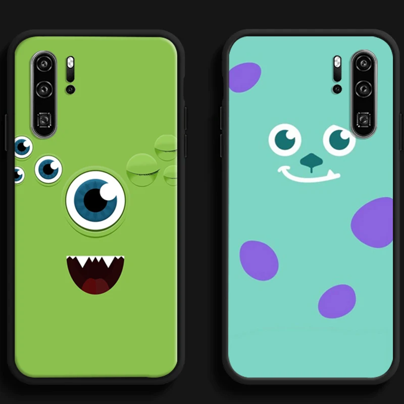 

Monster Smiley Phone Cases For Huawei Honor P30 P30 Pro P30 Lite Honor 8X 9 9X 9 Lite 10i 10 Lite 10X Lite Back Cover Coque