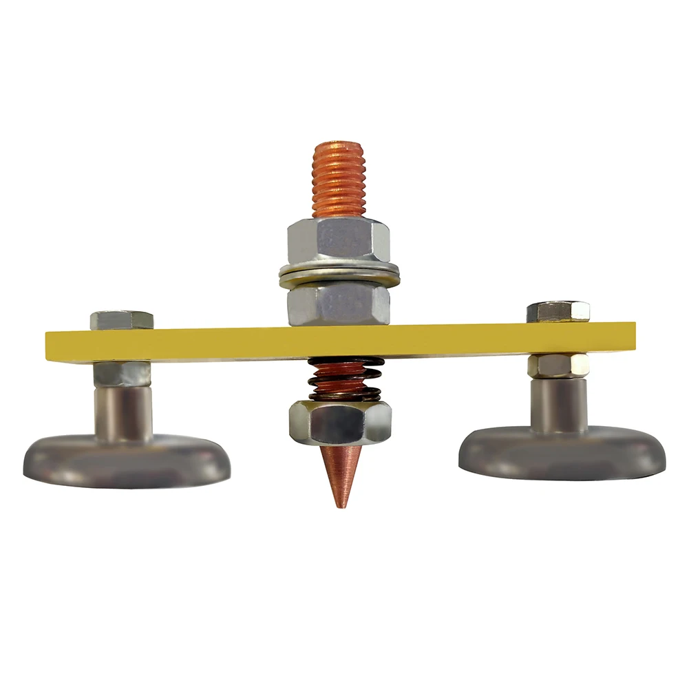 

Double Welding Ground Clamp Magnetic Welding Support Clamp Holder Welding Fixture W/ Spring For Metal Poles Struts Welding Table