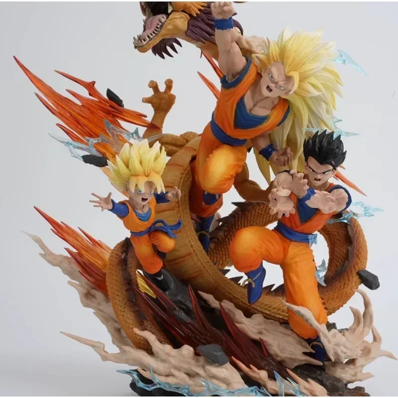 Dragon Ball Z Fist Фигурка Сон Гоку Аниме Готен Гохан ПВХ Модель Статуя Детские Игрушки