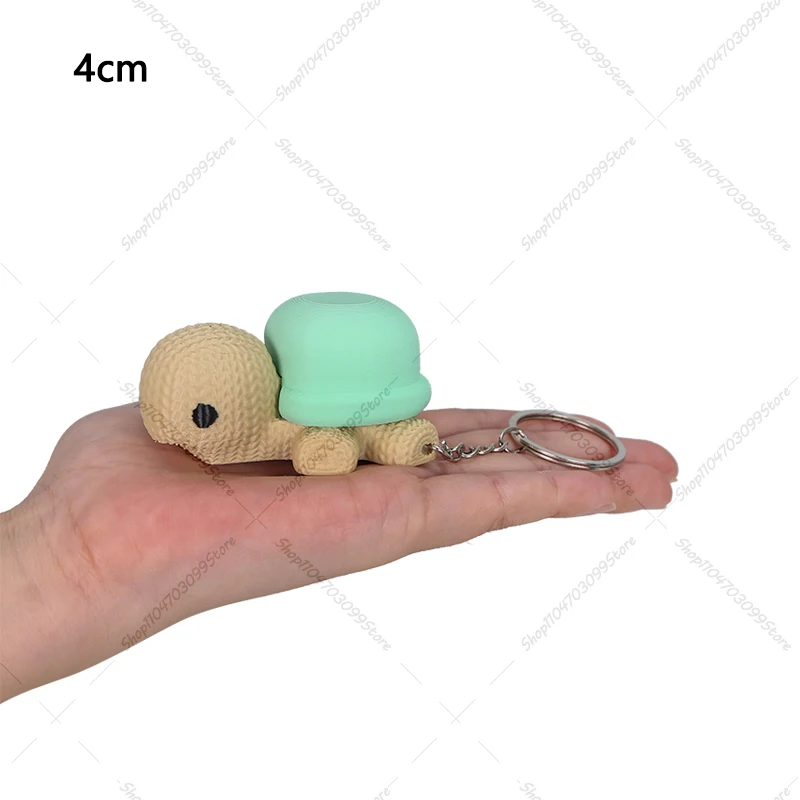 

3D-печатные Вязаные Подвески-фигурки Животных: Милые Лиса, Снеговик, Осьминог, Петух, Свинья, Черепаха