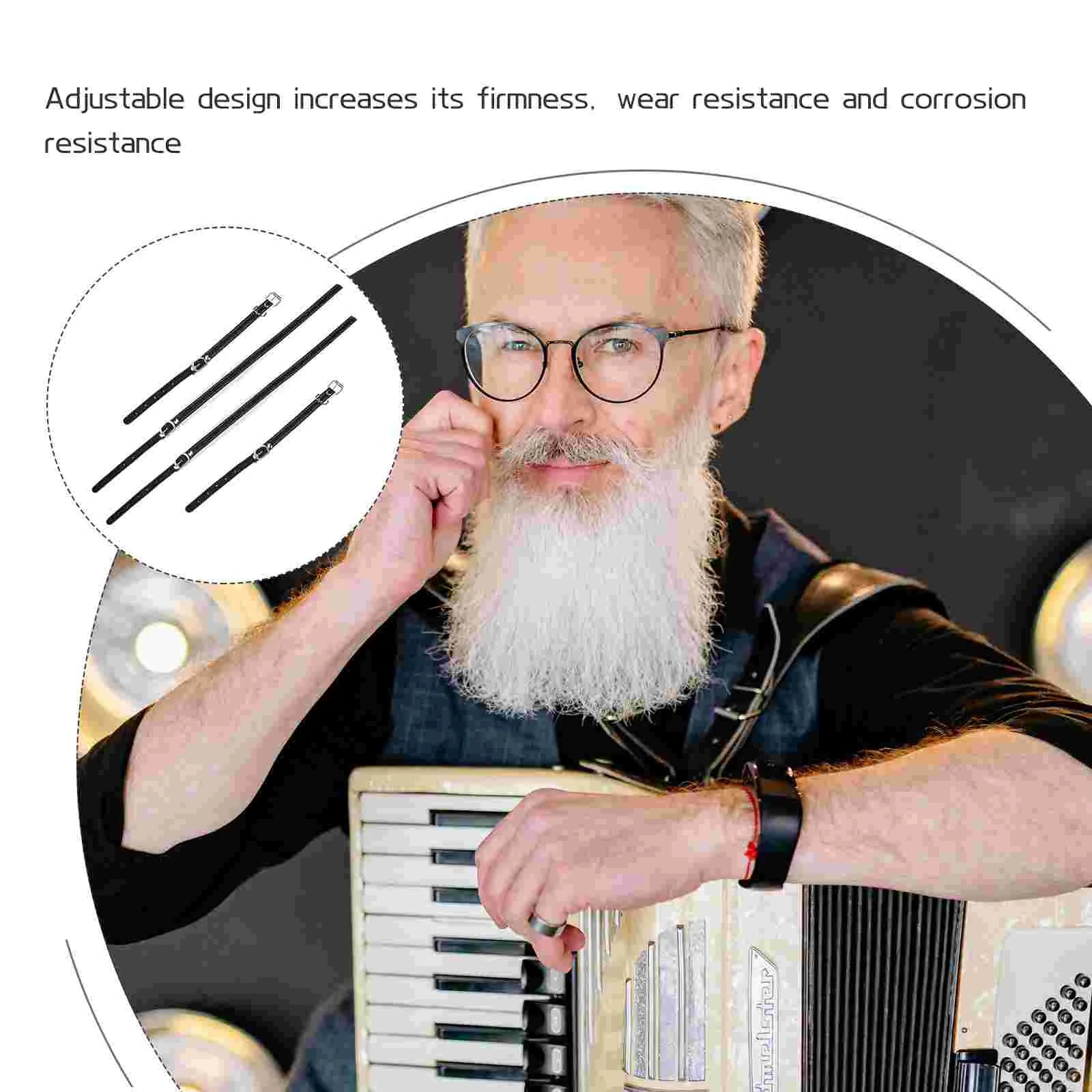 Простой ремень-аккордеон из искусственной кожи прочный креативный аксессуар для