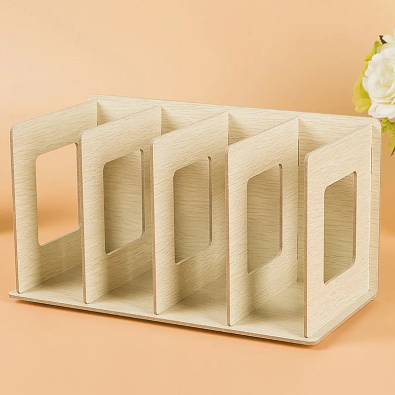 Деревянные шкафы для хранения офисный органайзер настольные ящики журналов