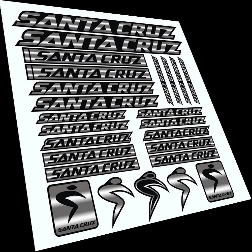 

Совместимость с велосипедом SANTA CRUZ, велосипедная рама, наклейки, графический набор, виниловый ламинированный клей, горный велосипед, MTB BMX