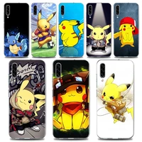 cool pokemon pikachu squirtle phone case for samsung a70 a40 a50 a30 a20e a20s a10 note 8 9 10 plus lite 20 silicon case pikachu