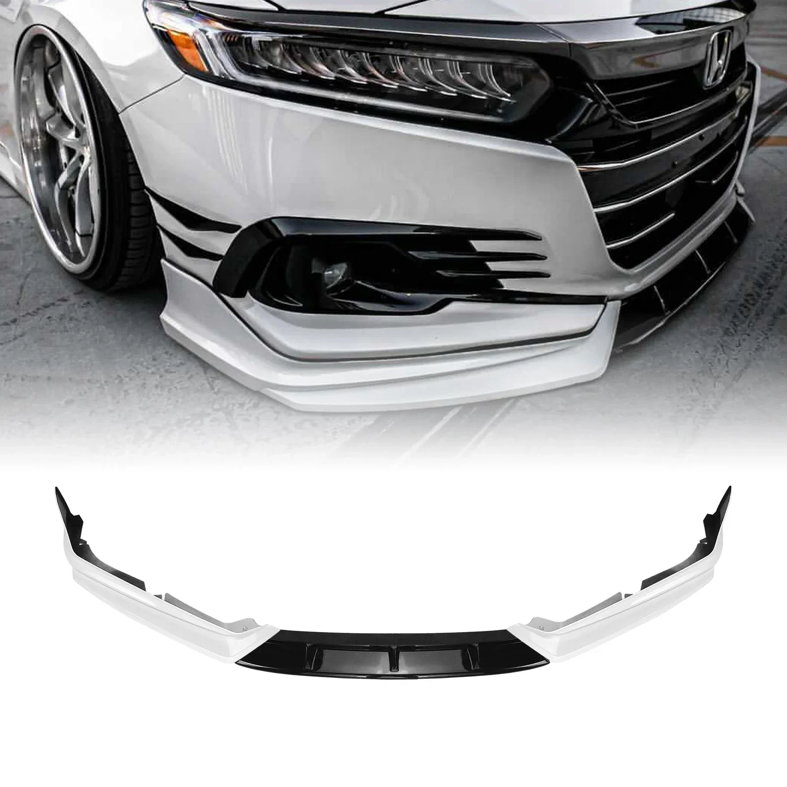 Новый! Спойлер на передний бампер YOFER для Honda Accord 2021-2022 нижний комплект кузова