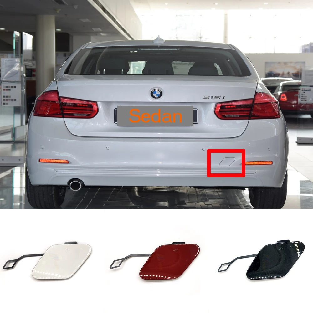 

Подходят для 16-18 BMW3 F30 LCI Base Sedan AH3 320iX 328dX 328iX 330 330iX 340iX задняя крышка буксира