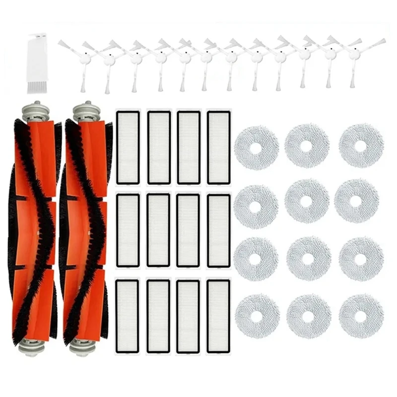 

For Xiaomi S10+ / S10 Plus Robot Vacuum Cleaner Main Side Brush Mop Cloths Rags Hepa Filter Replacement