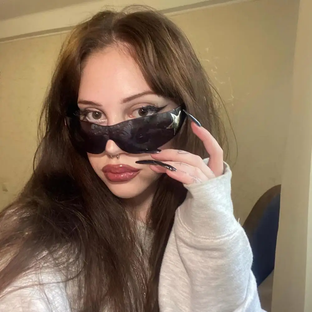 Солнцезащитные очки Uniesx, 3d-очки с пятью звездами, мужские спортивные солнцезащитные очки с запахом, U3E3