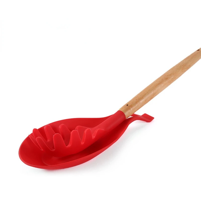 

Silicone Spoon Mat Spoon Holder Kitchen Utensils Practical Accessory Kitchen Tools Accessories Useful Things for Kitchen Rest