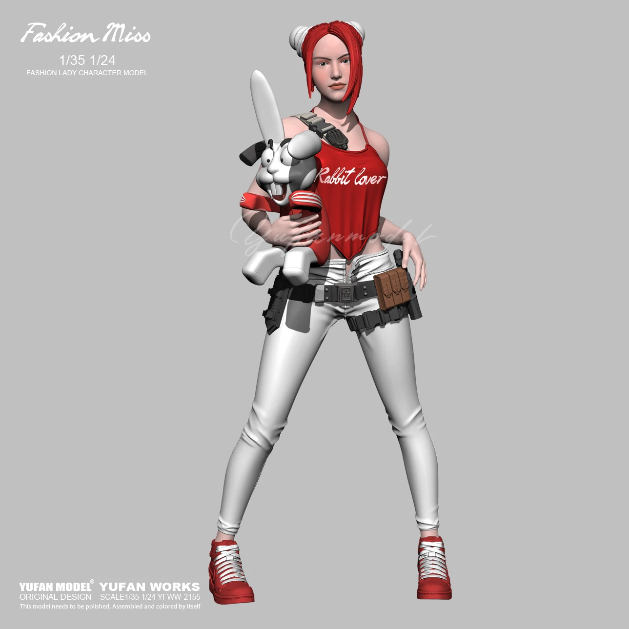 

YUFAN модель модельная фигурка из смолы наборы DIY Красота бесцветная и самособранная фотография