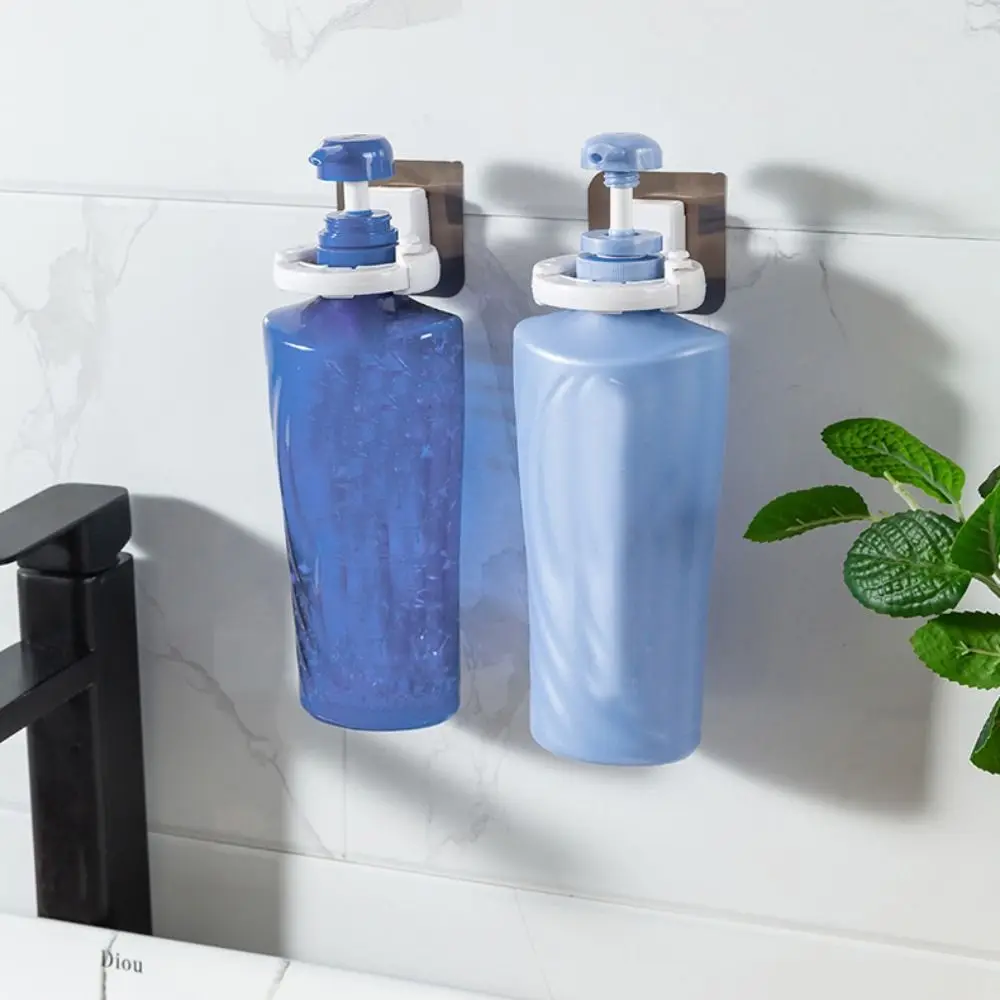 

Reusable Self Adhesive Wall Hooks, Shampoo Holder, Shower Gel Hanger, Bottle Rack