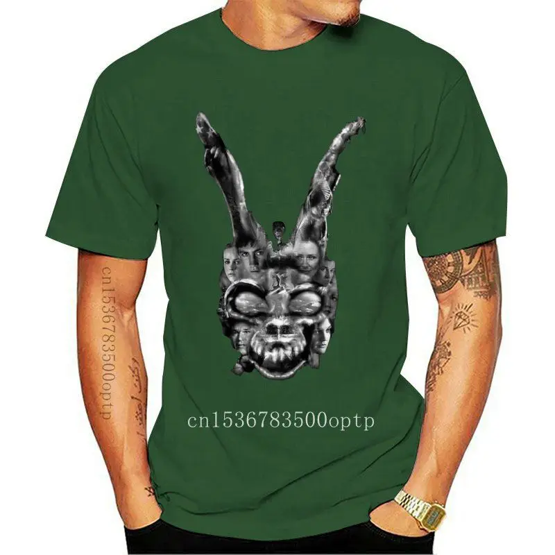 

Camiseta de Donnie Darko Bunny, S-3Xl camiseta negra de talla, de la película de culto de Frank Rabbit, 2021 Camiseta de estilo