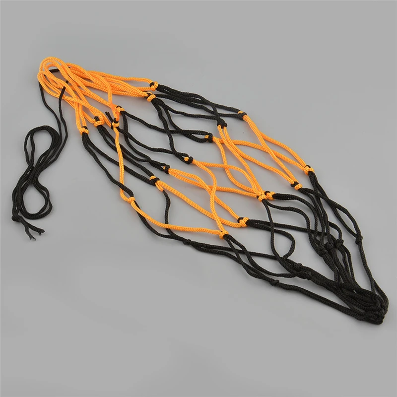 

Nylon Outdoor Durable Standard Black&Yellow Net Bag Ball Carry Mesh For Volleyball Basketball Football Soccer Multi Sport Game