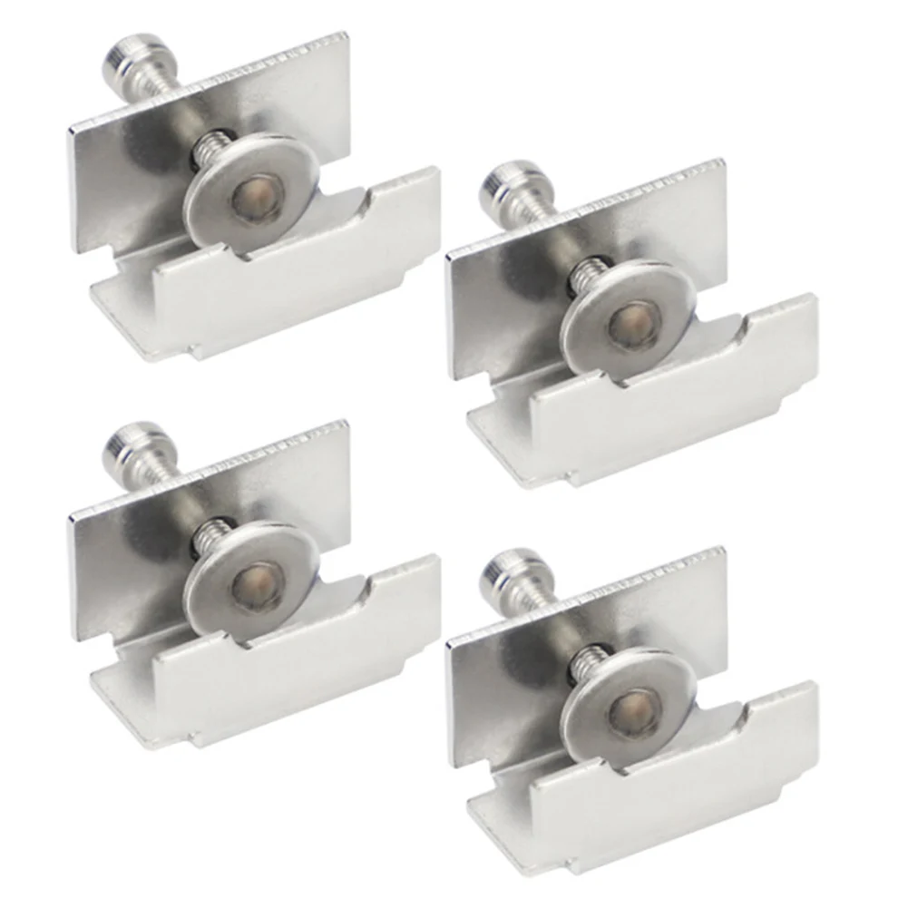 

3D Printer Accessories 4pcs Professional Fixed Clip Universal Stainless Steel Glass Bed Clip Plate Home Office Printing Supplies