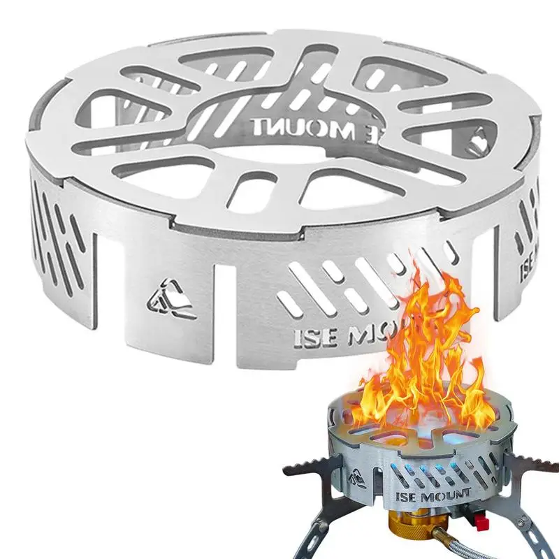 

Горелка для кемпинга ветровое стекло горелка для готовки ветровое стекло из нержавеющей стали энергосберегающее ветрозащитное многофункц...