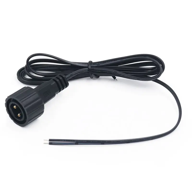 ABFN-Black, 10 шт., 2-контактный разъем для светодиодов, провод 1,2 м, водонепроницаемый удлинительный кабель для солнечных пане (art.: 3920dae3afc98) - 3920dae3afc98