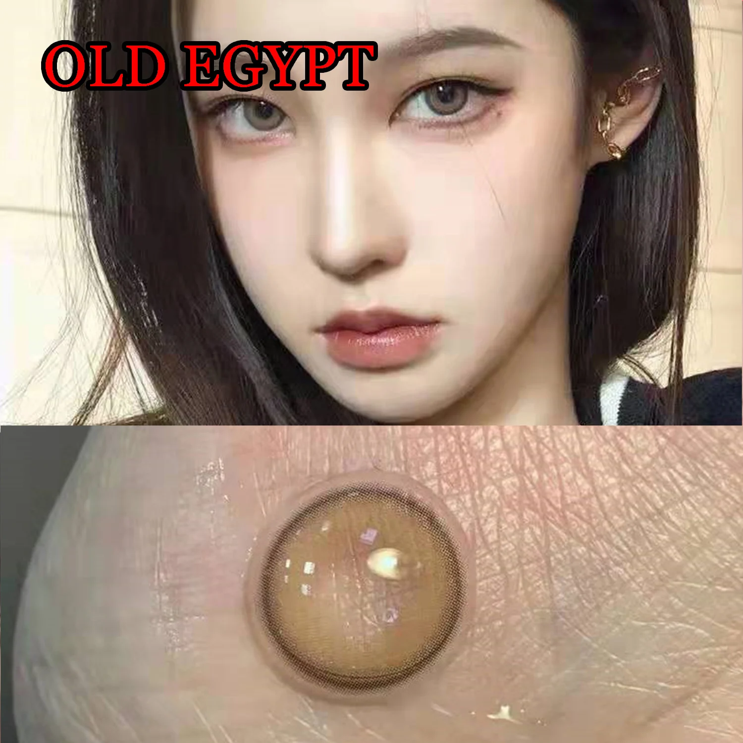 

Hotsale 14.00mm Color Contact Lenses for Eye Soft Eyewear Glasses Prescription lentes de contacto Old Egypt