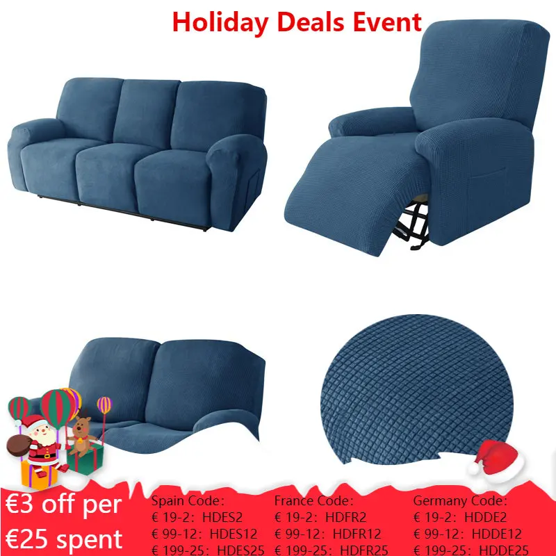 

Чехол для 1/2/3-местного кресла, эластичное флисовое кресло для отдыха, стильный расслабляющий чехол для кресла, для гостиной