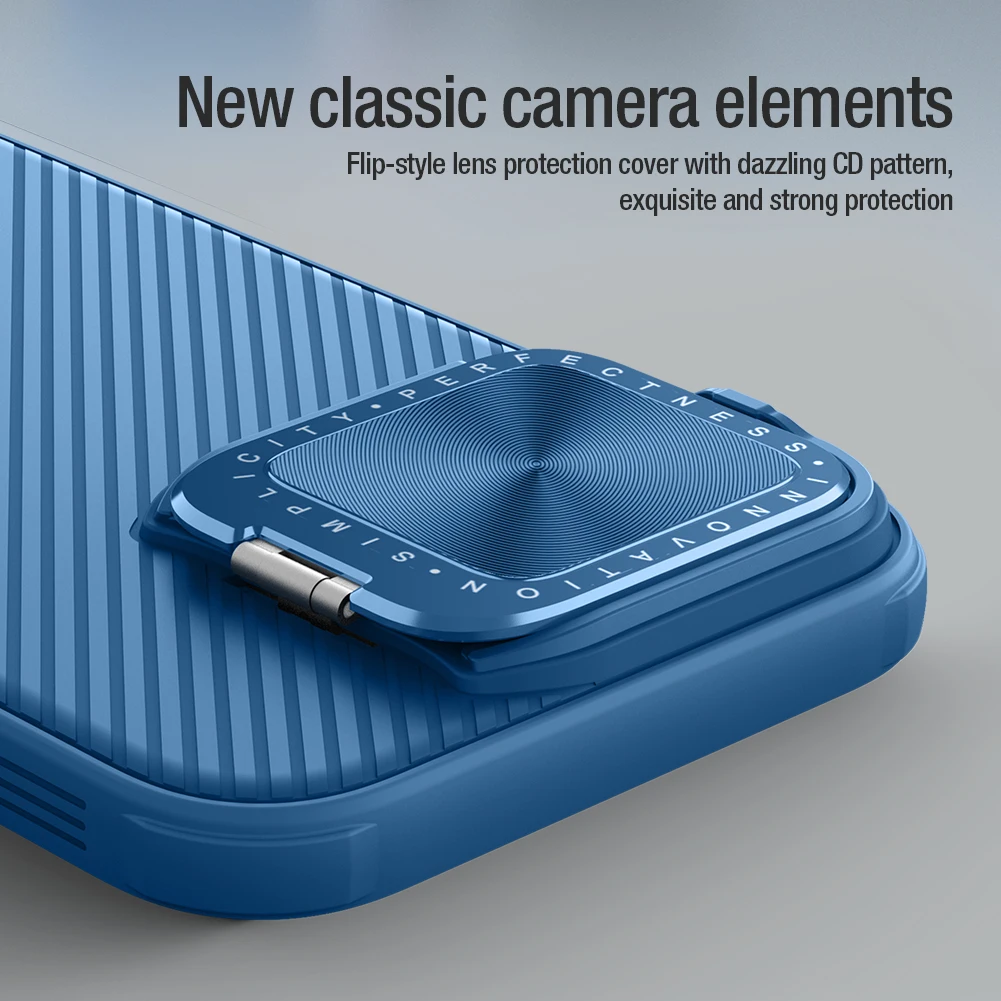 Чехол Nillkin для iPhone 16 Pro Max Magsafe защитный чехол с держателем объектива