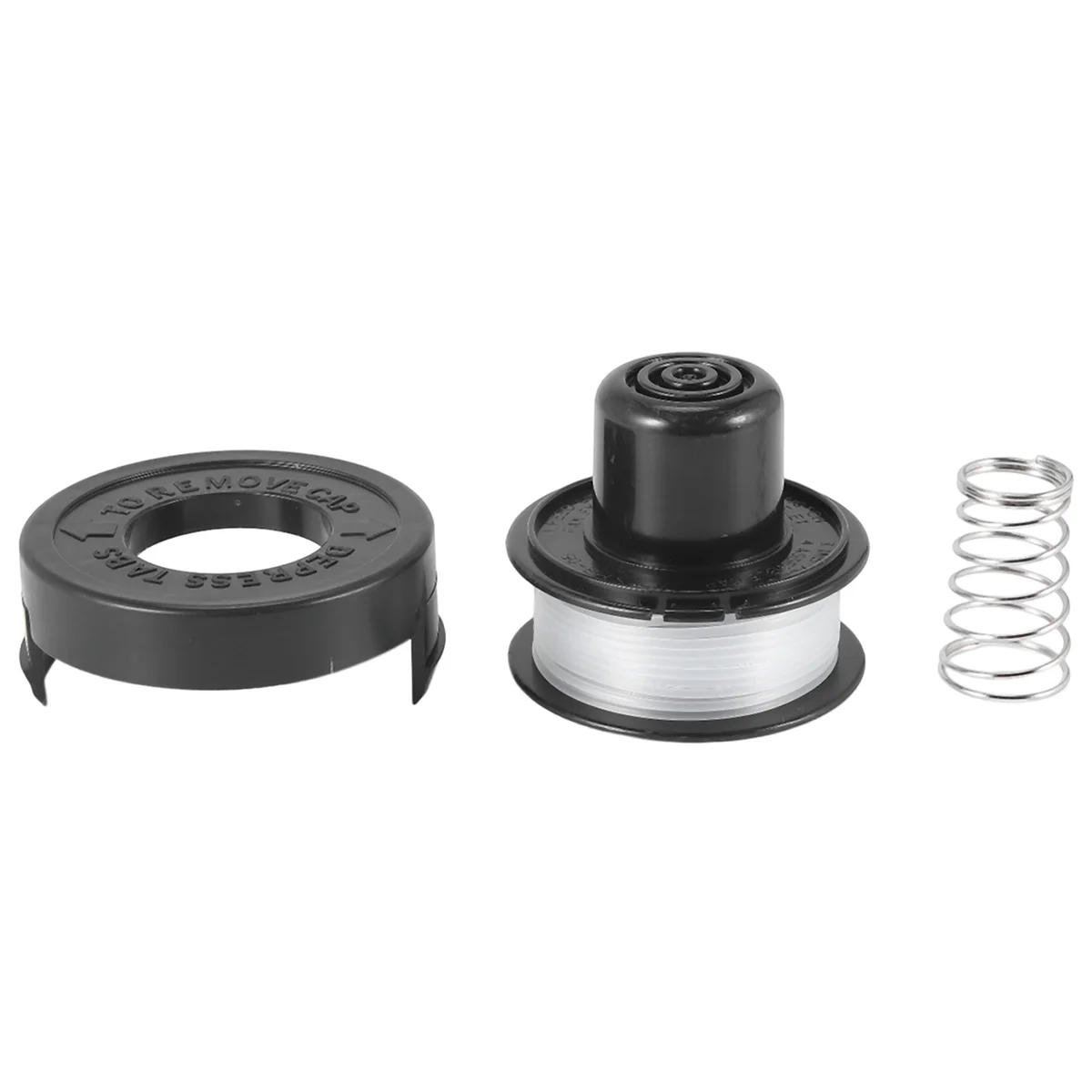 RS-136 сменная шпуля триммера для BLACK + DECKER ST4000 ST4500 (1 1 крышка и пружина)