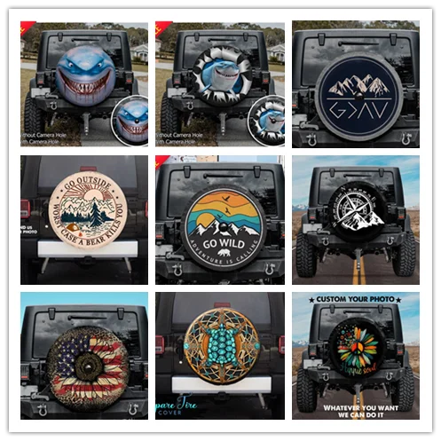 

Personalized CAR Spare Tire COVER Gifts for Camping Lovers Camper Spare Tire Covers OUTDOOR CAR COVER Accessories Spare Covers