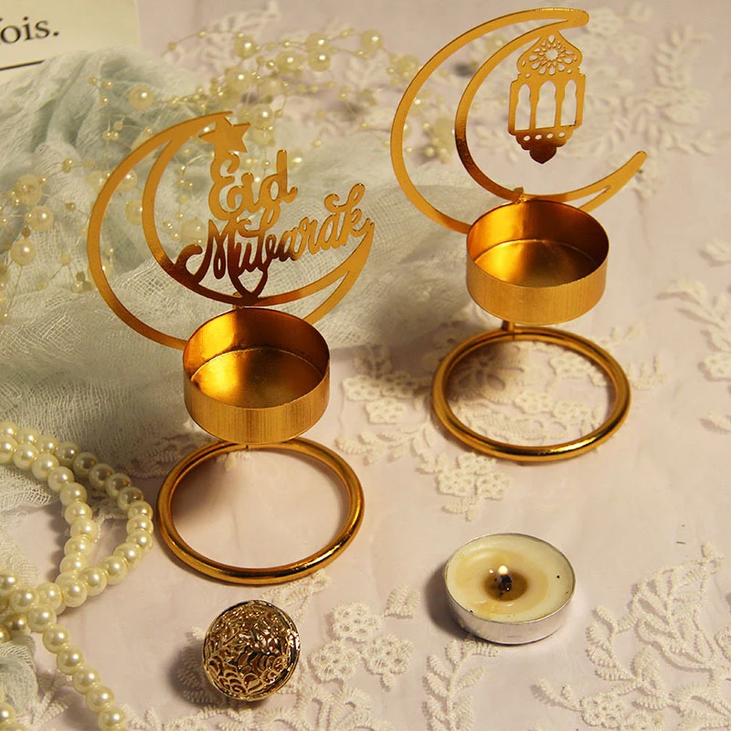 Candle Holder Golden Luxurious Home Decor