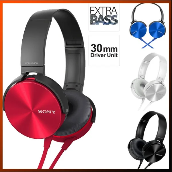

Sony MDR-XB450AP EXTRA BASS Stereo Headphone headset XB 450 XB450