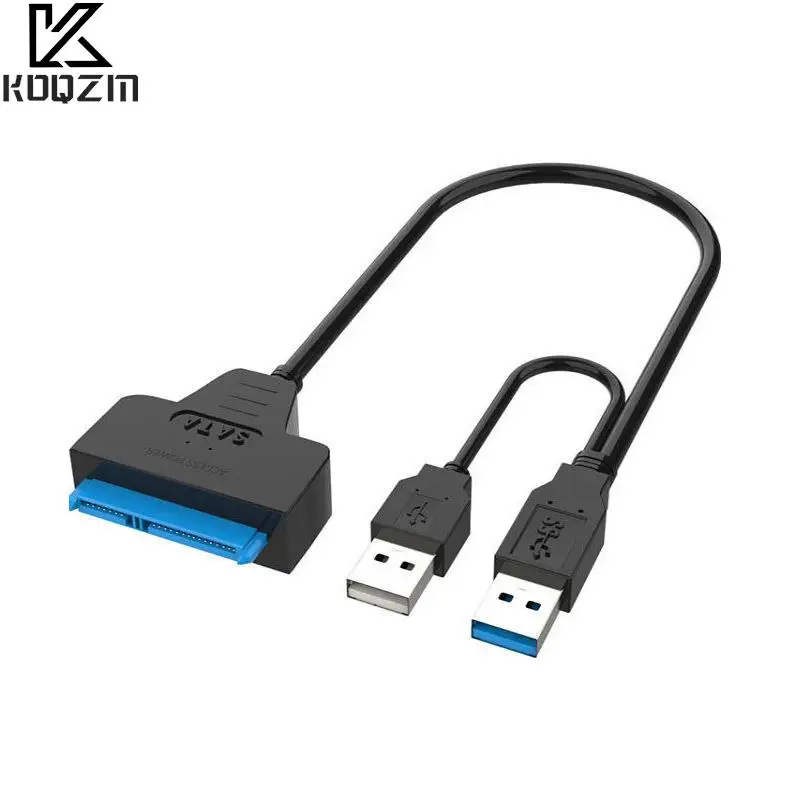 

SATA To USB 3.0 / 2.0 Cable Adapter UP To 6 Gbps 7+15/22 Pin For Support 2.5 Inch External SSD HDD Hard Drive Sata III SATA 3