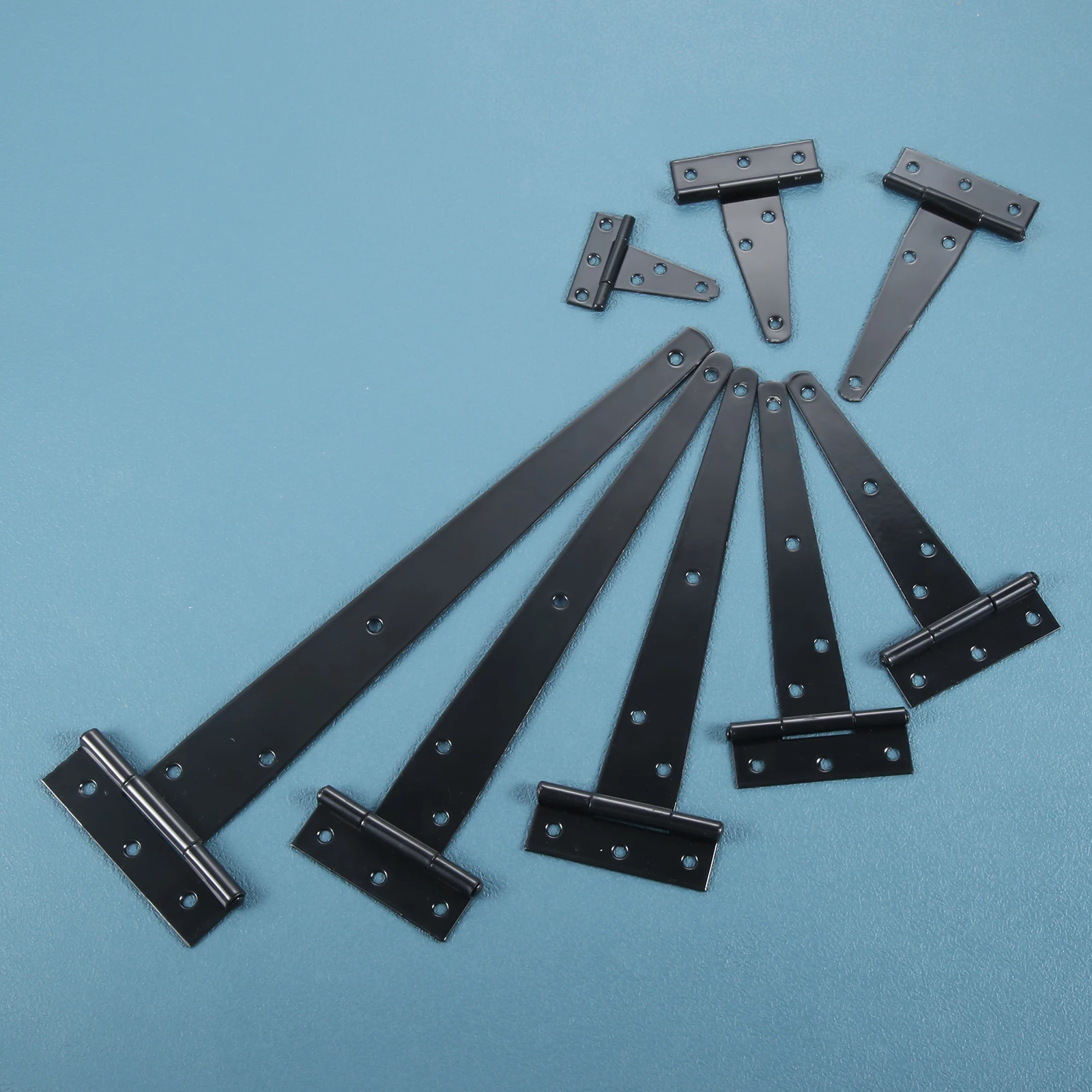 Gate Hinge With Screws 2/3/4/5/6/8/10/12 Inch T-strap Shed H
