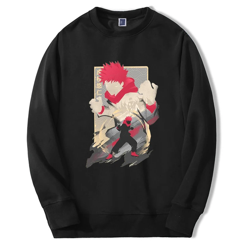 

Hot Anime 2023 Jujutsu Kaisen Sweatshirts Men Women Gojo Satoru Manga Graphic Hoodie Loose Round Neck Hip Hop Moletom Sudaderas