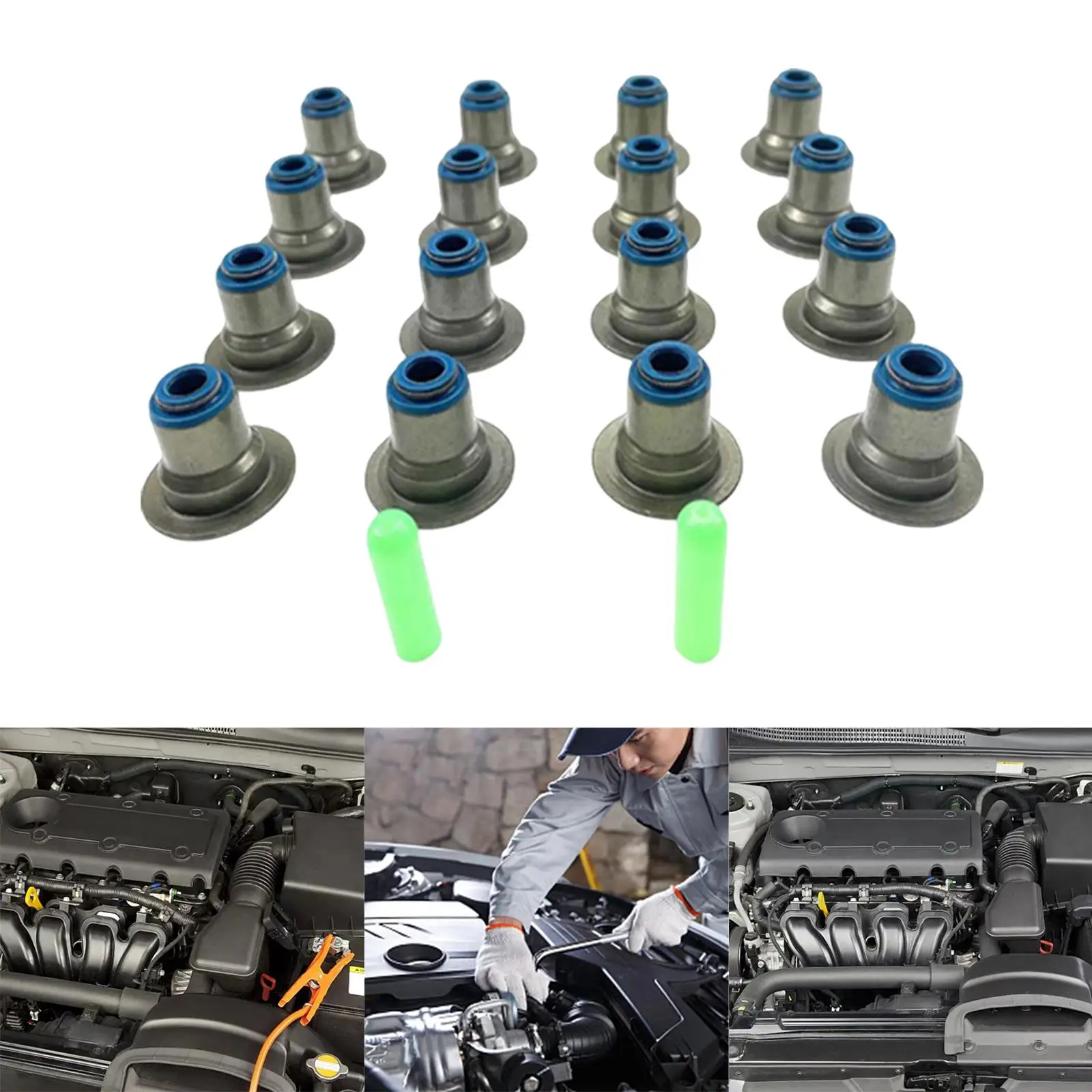 16 уплотнений автомобильного клапана 12482063 Комплект металлический подходит для LS6