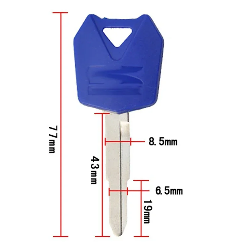 Заготовка ключа для мотоцикла необработанное лезвие Kawasaki ZX6R ZX9R ZX10R ZXR250 ZXR400 ZZR400