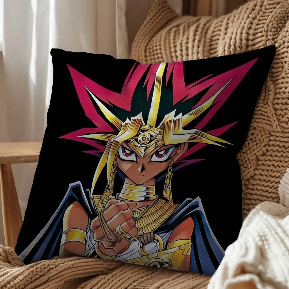 Фото Чехол для подушки Black Magician Yami Yugi Game YuGiOh, для отдыха, для дивана, для дома, для спальни, для гостиной, квадратная подушка-спинка, декоративная подушка №3