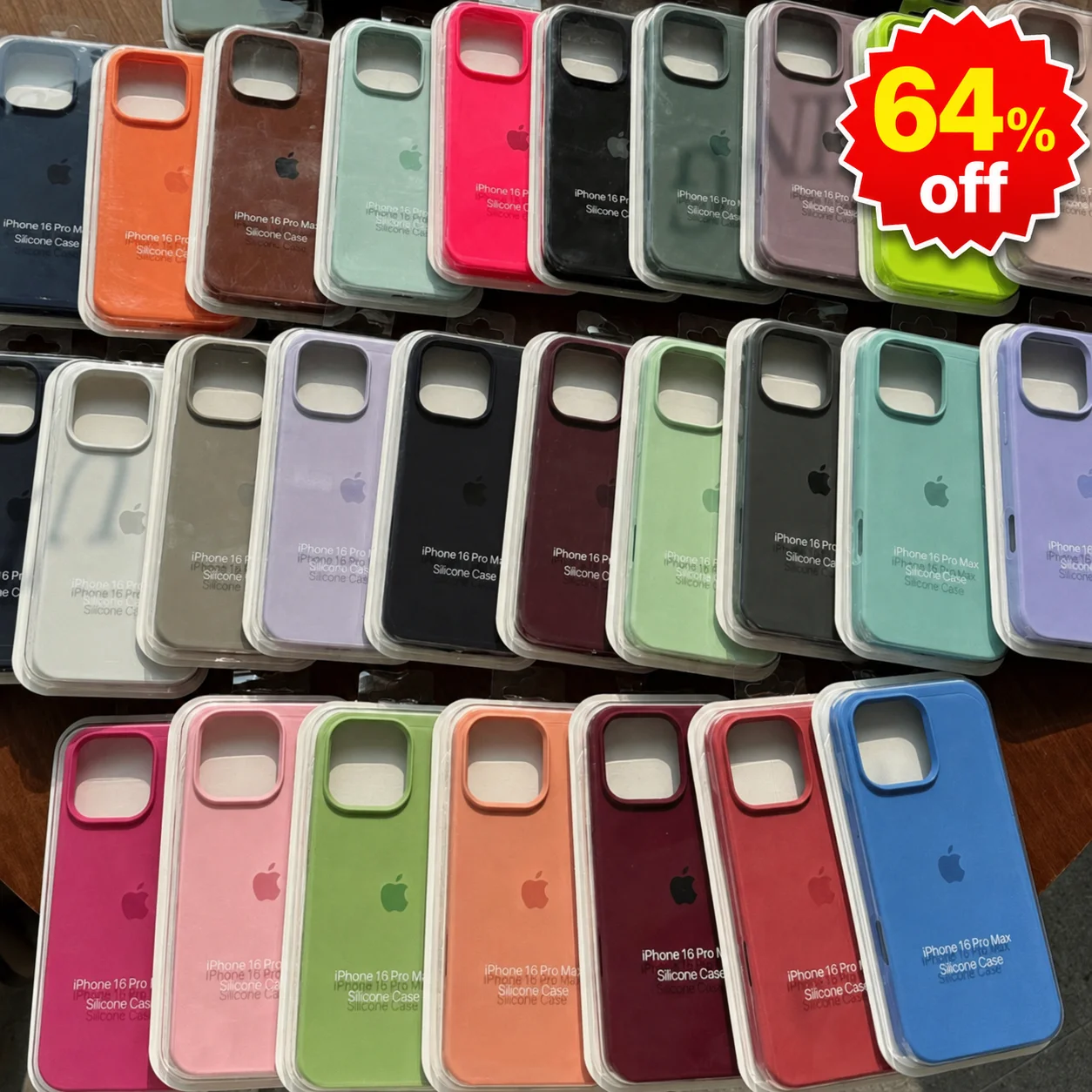 Фото Чехол из жидкого силикона для iPhone 17 Pro Max, 16, 15, 14 Plus, 13, 12 Mini, прочный, утолщенный, противоударный, защитный чехол для iPhone 17 №1