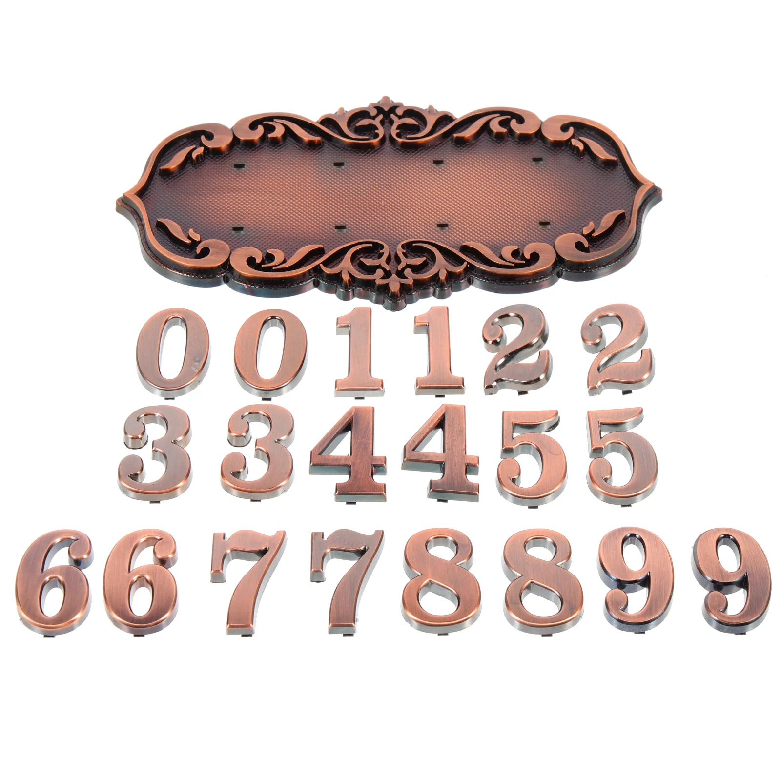 

Numbers Number Door House Address Sign Mailbox Street Plaque Plate 3D Doorplate Hotel Signs Apartments Front Stickers Plaques