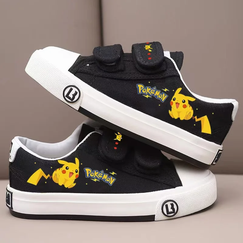 

Pokemon Spring Autumn Boys Girls Canvas Shoes Kids Casual Shoes Low Cut Cartoon Children Sneaker Baby Denim Shoes Sneakers