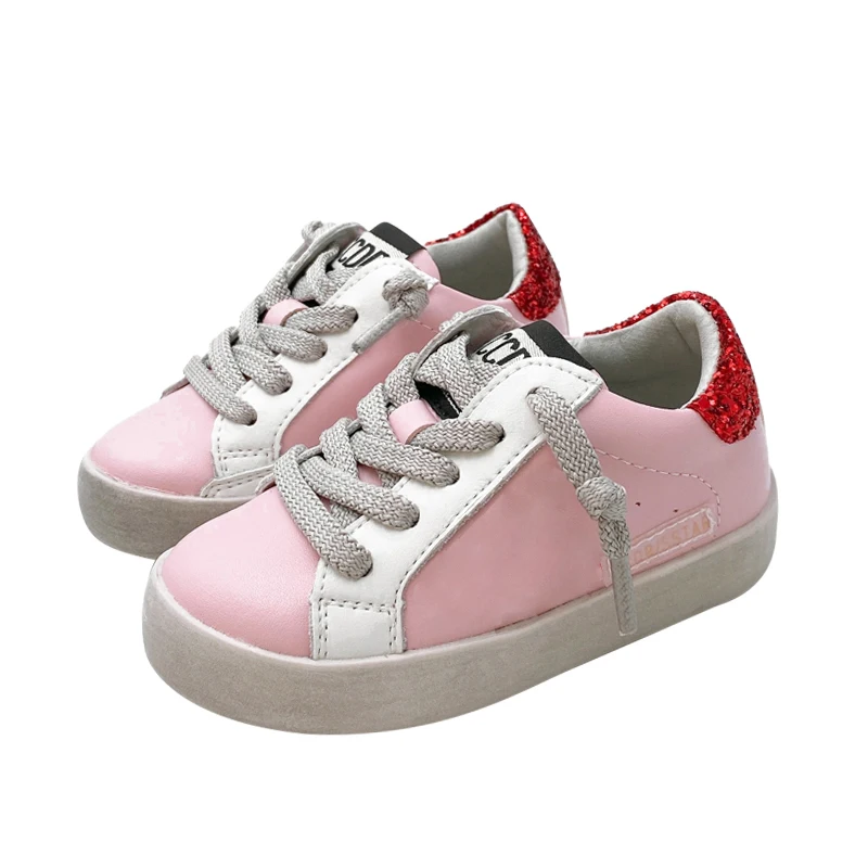 Детская обувь для малышей детская спортивная девочек кожаные дизайнерские