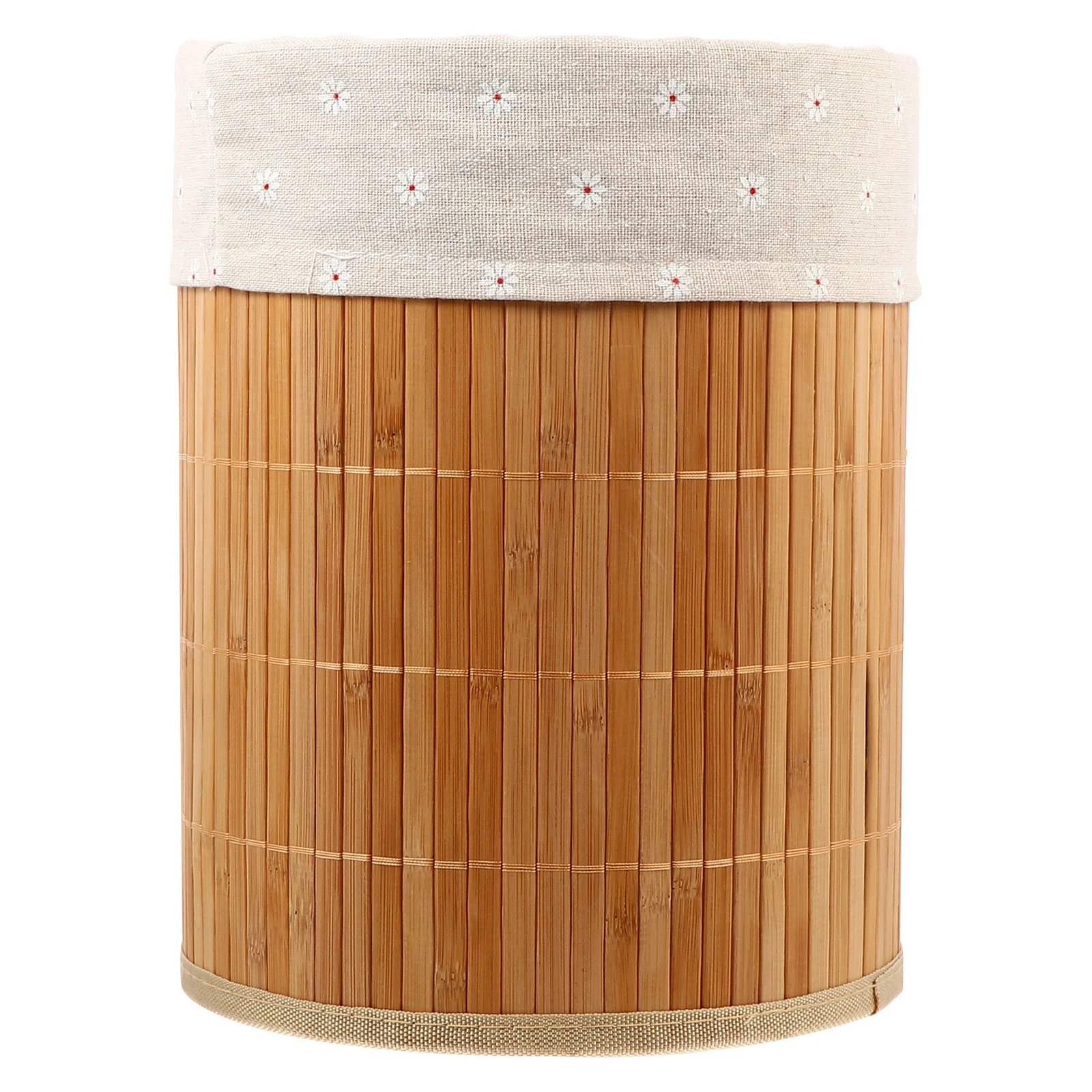 

Basket Storage Woven Baskets Bamboo Can Wicker Weaving Bucket Wastebasket Waste Round Bathroom Trash Picnic Toy Shelf Garbage